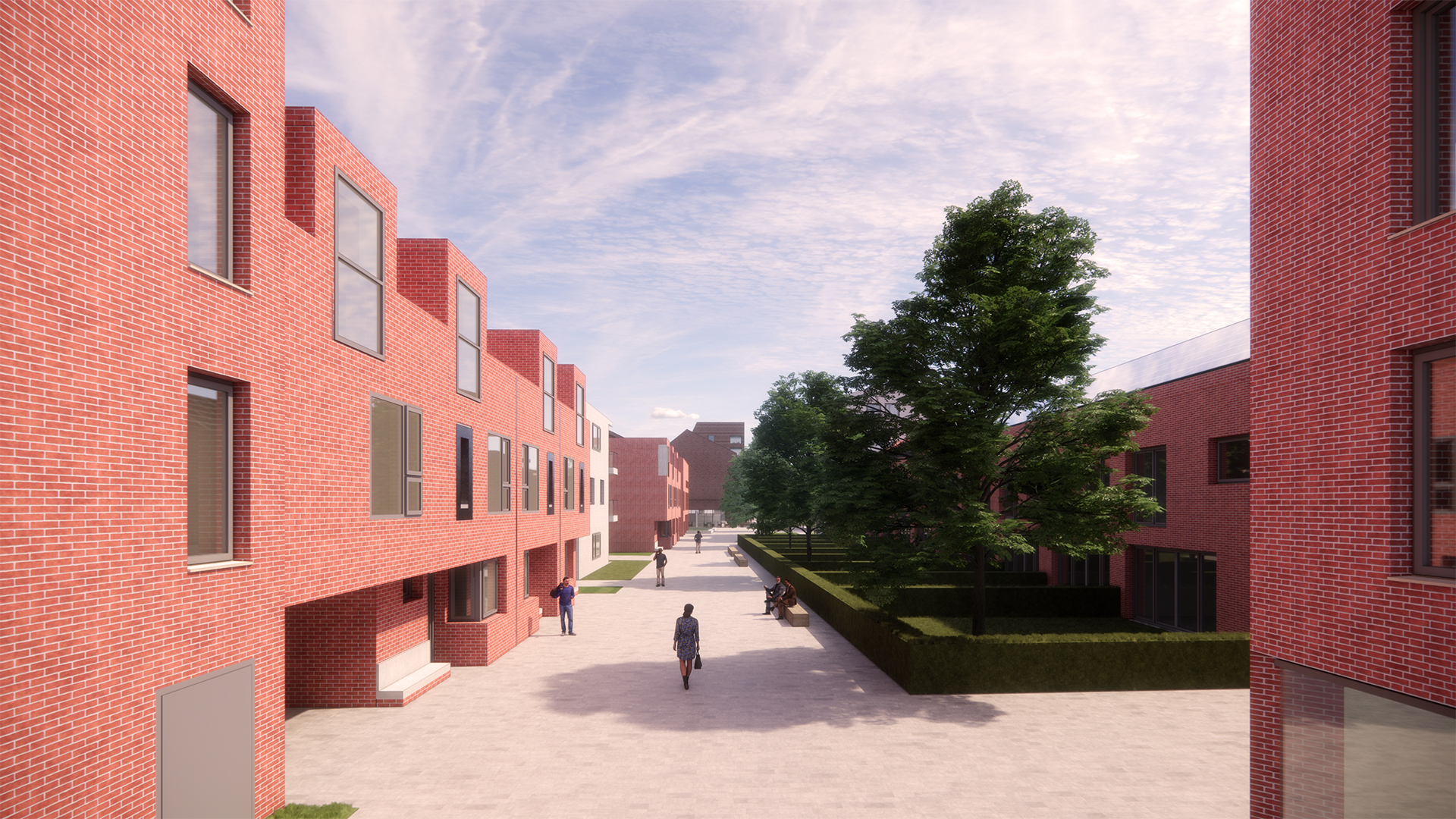 Quartiersachse - städtebaulicher Wettbewerb Holsteiner Straße-Osterfeuerberg in Bremen 